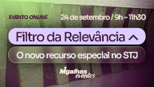 Filtro da Relevância: O novo recurso especial no STJ