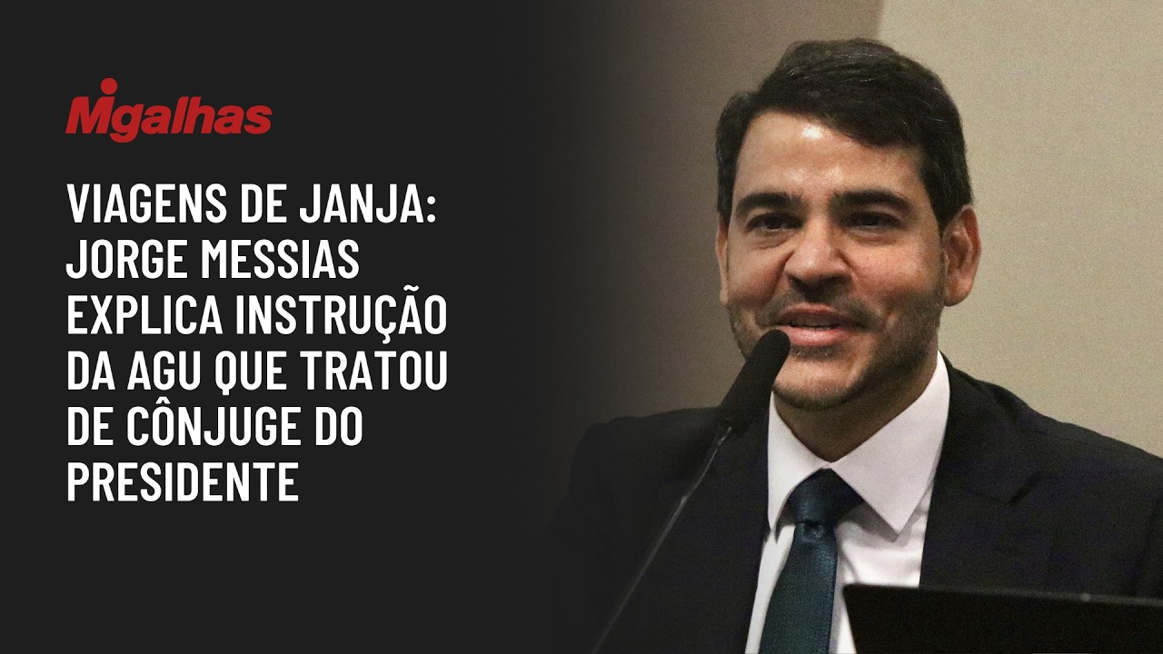 Viagens de Janja: Jorge Messias explica instrução da AGU que tratou de cônjuge do Presidente