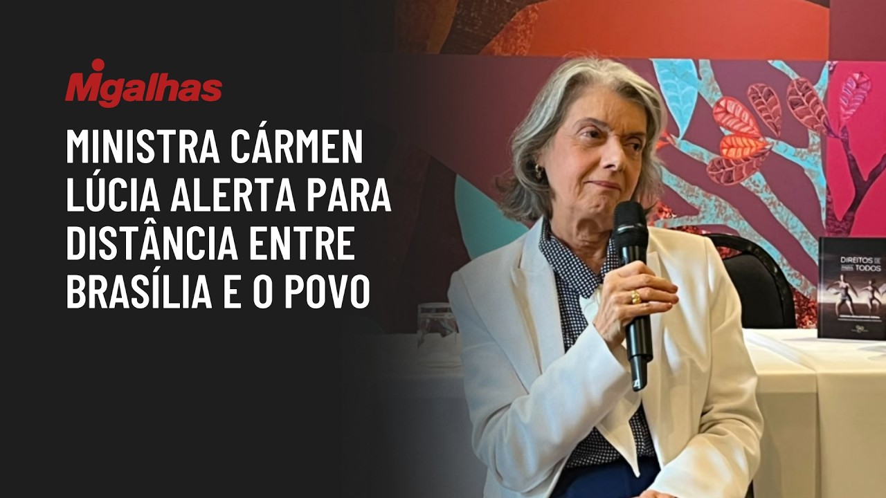 Durante a 24ª edição da Flip, ministra Cármen Lúcia alerta para distância entre Brasília e o povo