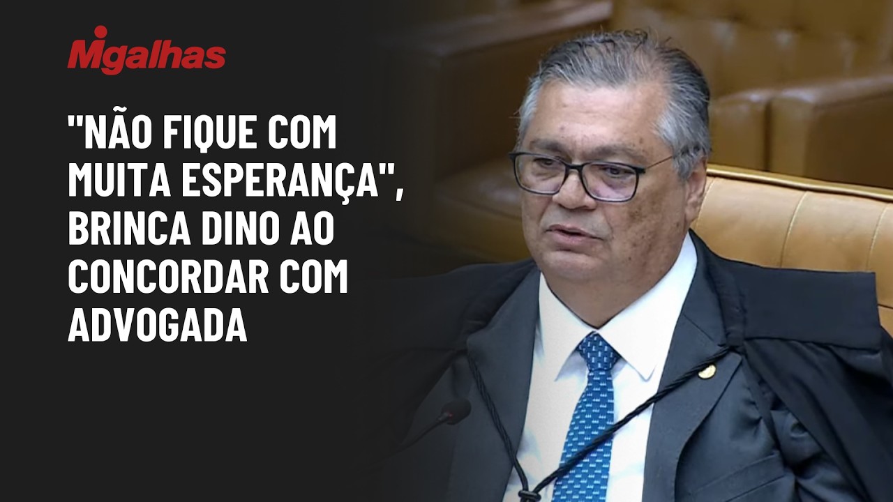 "Não fique com muita esperança", brinca Dino ao concordar com advogada