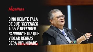 Dino rebate fala de que "defender a lei é defender bandido" e diz que violar regras gera impunidade