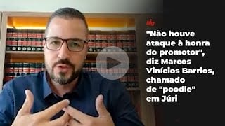 "Não houve ataque à honra do promotor", diz Marcos Vinícios Barrios, chamado de "poodle" em Júri