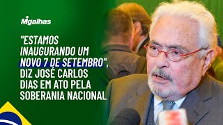 "Estamos inaugurando um novo 7 de setembro", diz José Carlos Dias em ato pela soberania nacional