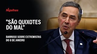 Barroso discursa em sessão que marca um ano dos atos golpistas do 8 de janeiro