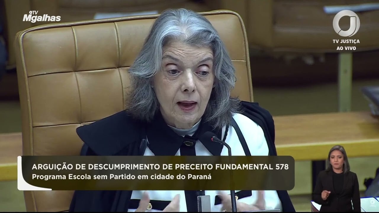 STF: Para Cármen, Escola Sem Partido coloca professor em situação de medo