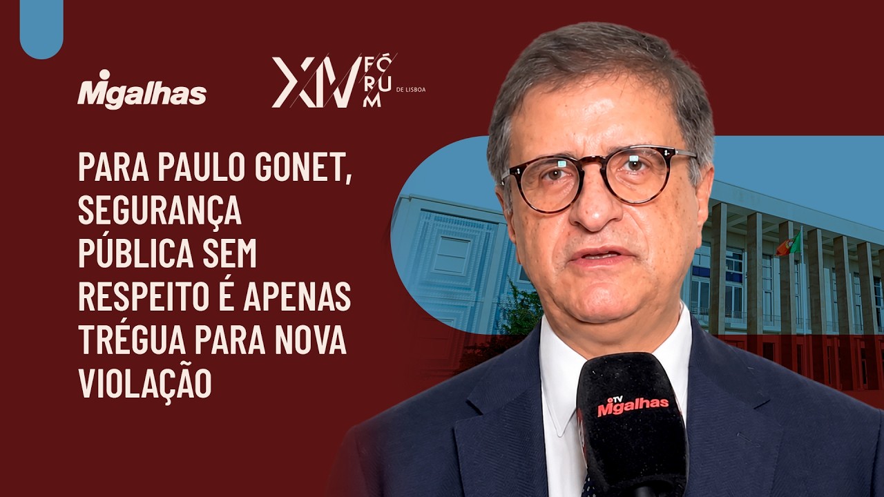 Para Paulo Gonet, segurança pública sem respeito é apenas trégua para nova violação
