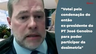 Toffoli confessa que condenou José Genoino no Mensalão mesmo acreditando em inocência