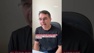 Flávio Bolsonaro culpa Moraes por prisão: "Você quer matar meu pai?"