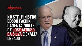 No STF, ministro Edson Fachin lamenta morte de José Afonso da Silva e exalta legado