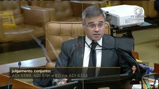 Ministros Moraes e Mendonça discutem sobre validade de votos de ministros aposentados