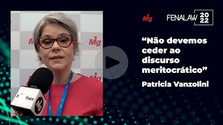 "Não devemos ceder ao discurso meritocrático". Patricia Vanzolini sobre representatividade feminina