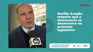 Murillo Aragão ressalta que a democracia se desenvolve no processo legislativo