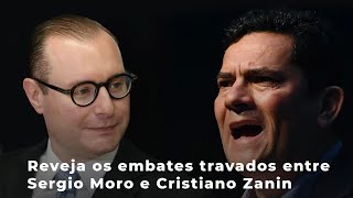 Reveja os embates travados entre Sergio Moro e Cristiano Zanin Reveja os embates travados entre Sergio Moro e Cristiano Zanin