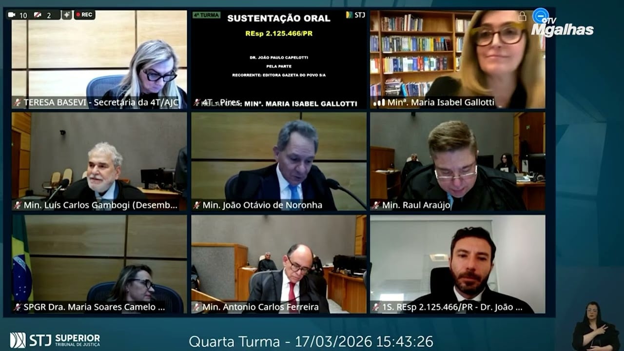 "Tudo dá dano moral": Ministro Noronha critica banalização de indenizações no STJ