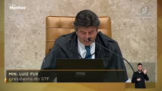 Em última sessão de 2021, Fux diz que cidadãos ficaram ao lado do STF Em última sessão de 2021, Fux diz que cidadãos ficaram ao lado do STF