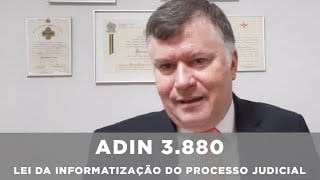 Marcos da Costa - Pontos da lei 11.419/06 questionados na ADIn 3.880