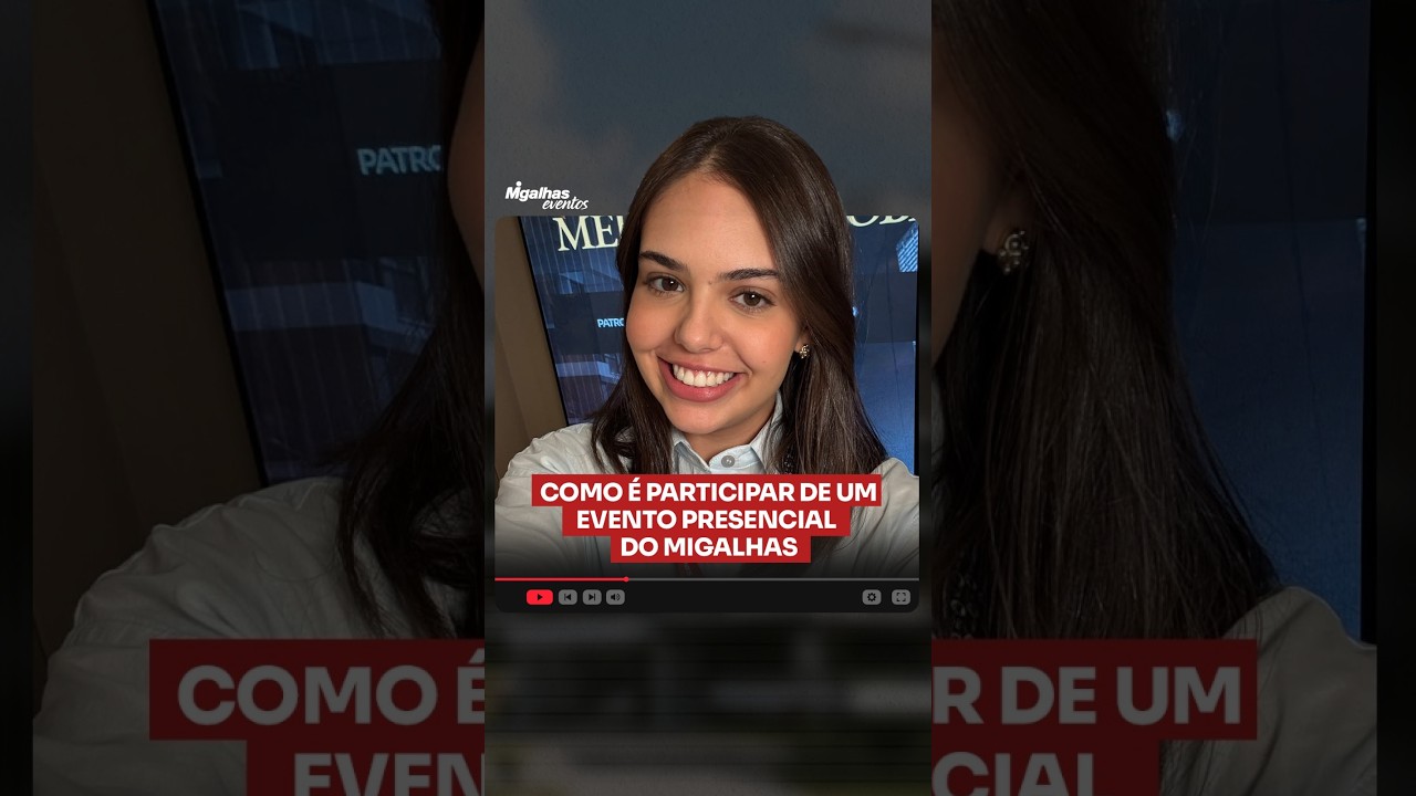 Veja como é participar de um evento presencial do Migalhas