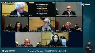 Durante sessão, ministros do STJ lamentam falecimento de Félix Fischer Durante sessão, ministros do STJ lamentam falecimento de Félix Fischer