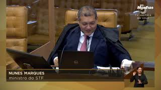 Primeira manifestação de Nunes Marques no plenário do STF é pedido de vista Primeira manifestação de Nunes Marques no plenário do STF é pedido de vista