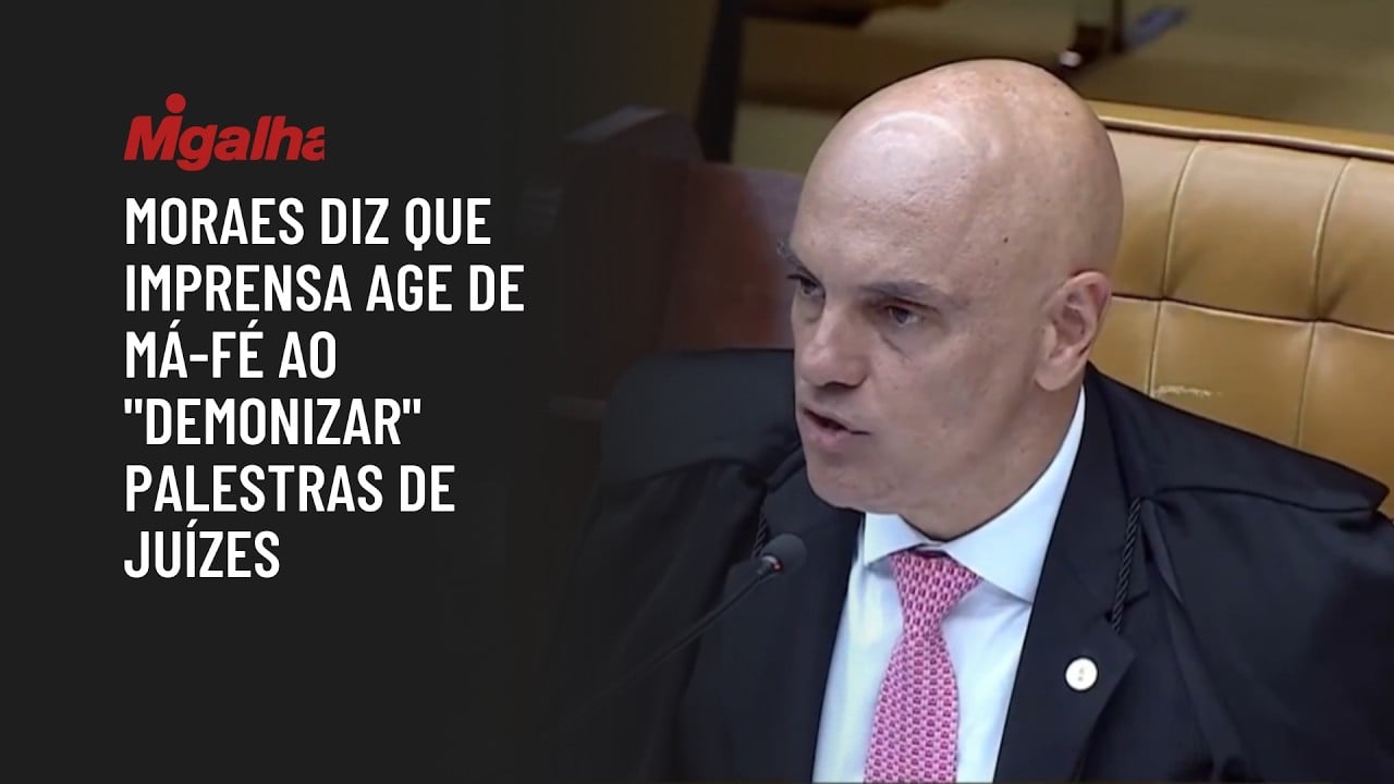 "Não há carreira com tantas vedações quanto a magistratura", afirma Moraes