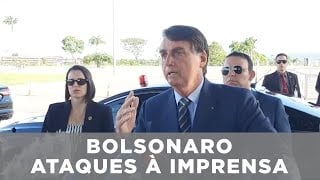 Bolsonaro ofende jornalista: "queria dar o furo contra mim"