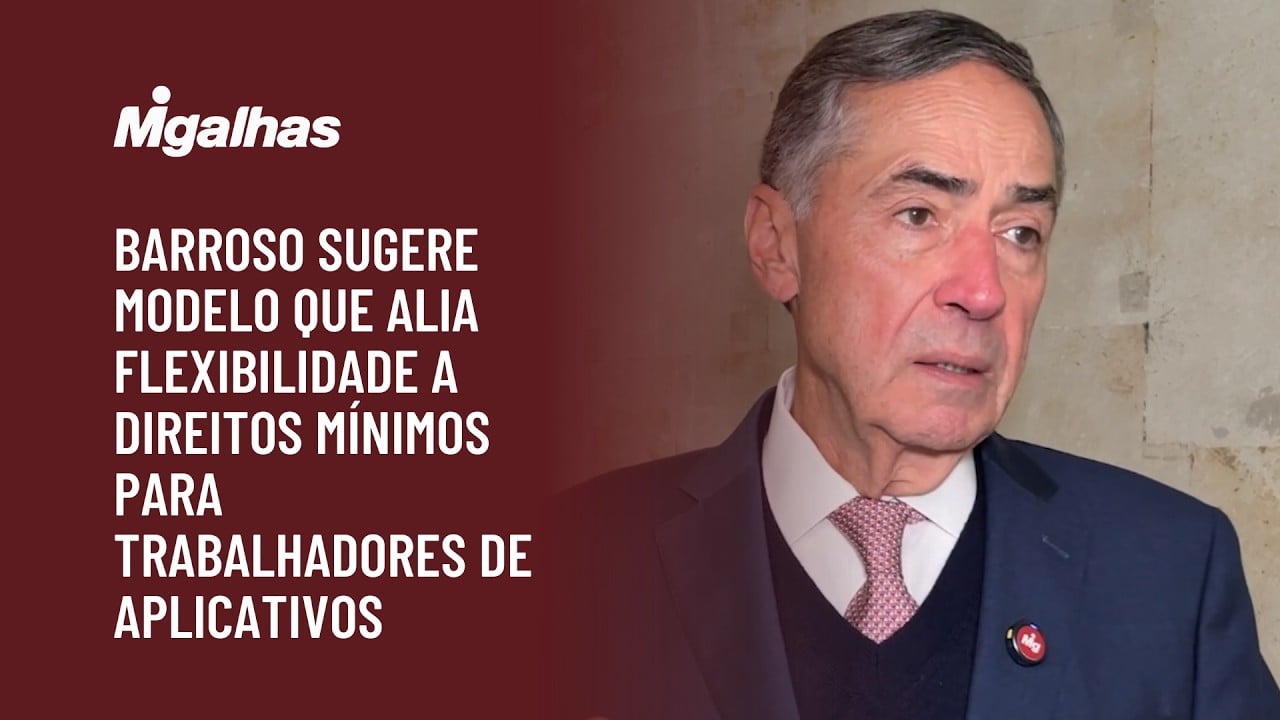 Barroso sugere modelo que alia flexibilidade a direitos mínimos para trabalhadores de aplicativos