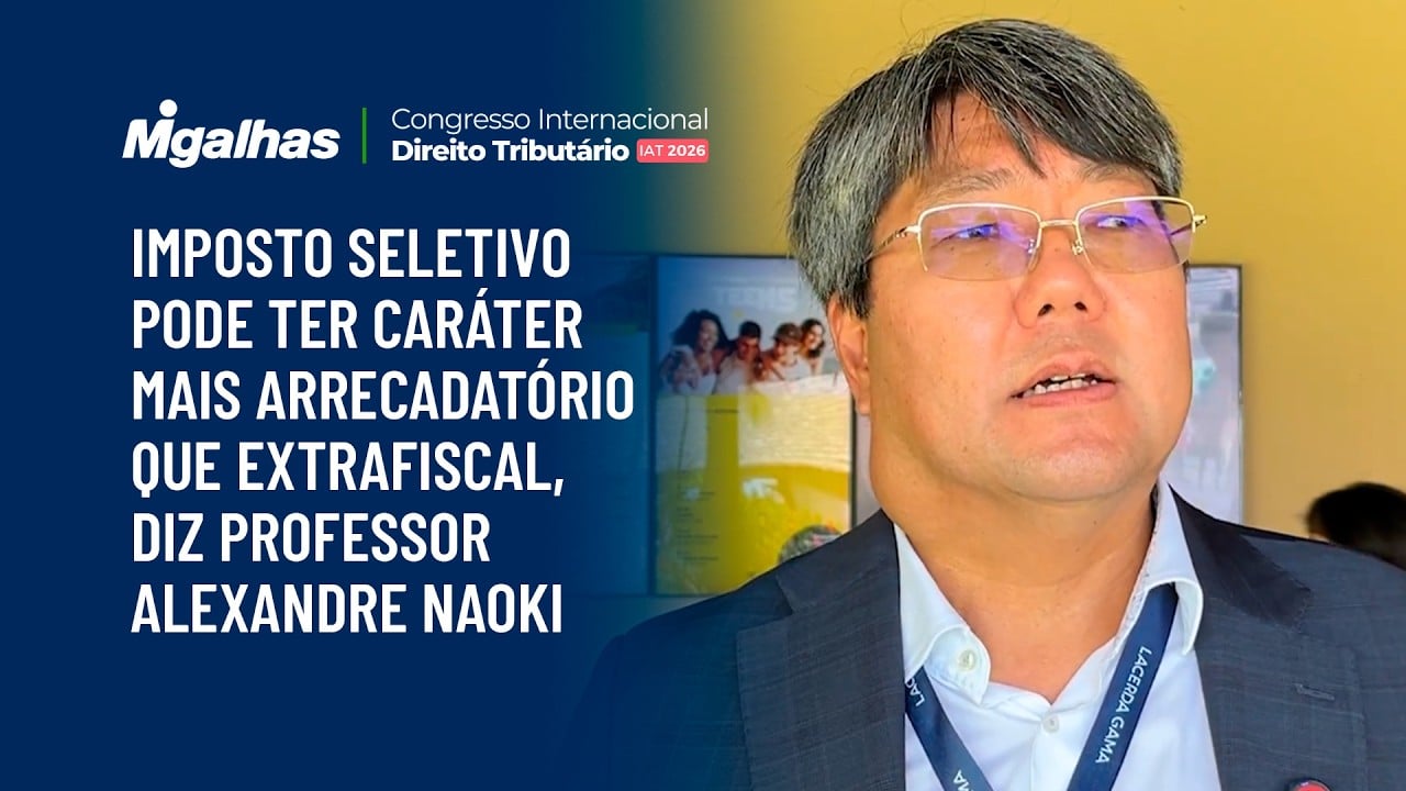 Imposto seletivo pode ter caráter mais arrecadatório que extrafiscal, diz professor Alexandre Naoki