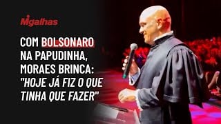 Com Bolsonaro na Papudinha, Moraes brinca: "hoje já fiz o que tinha que fazer"