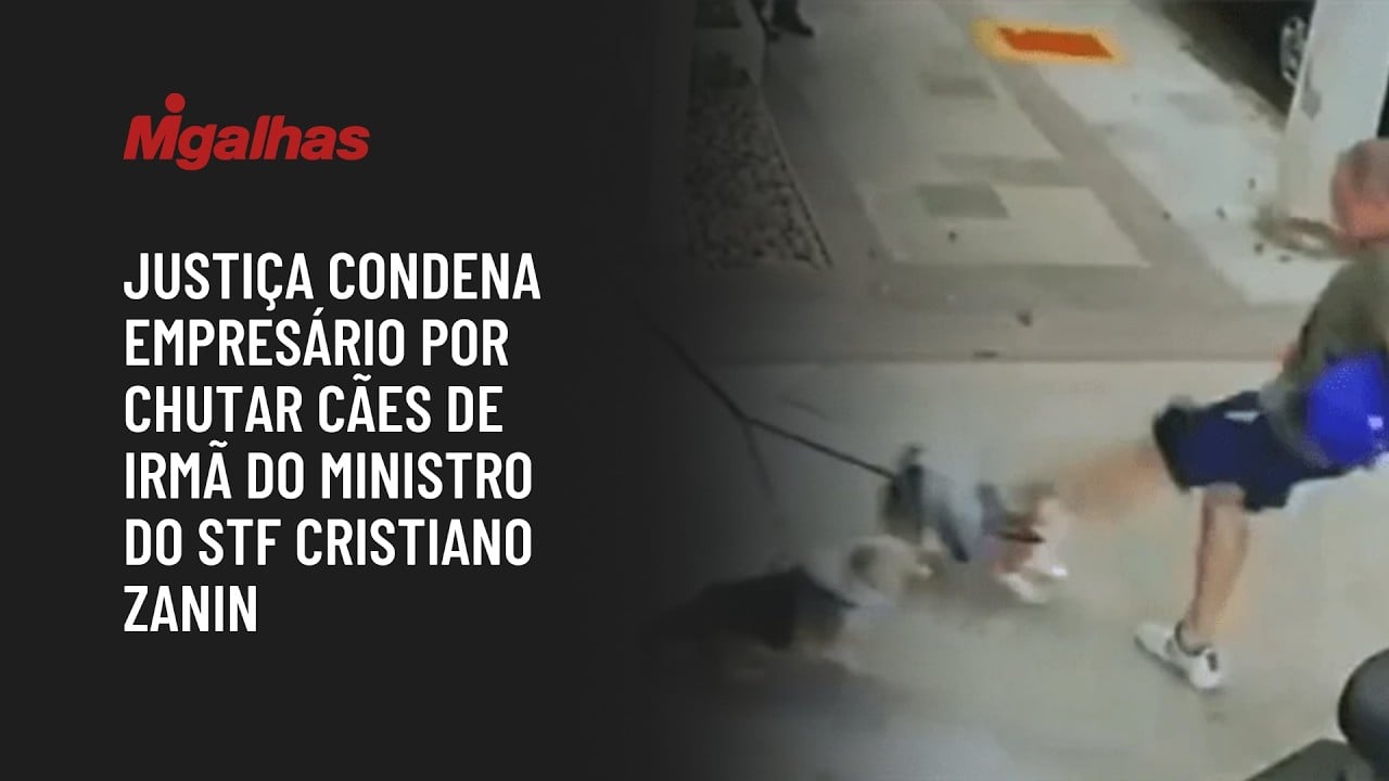 Justiça condena empresário por chutar cães de irmã do ministro do STF Cristiano Zanin