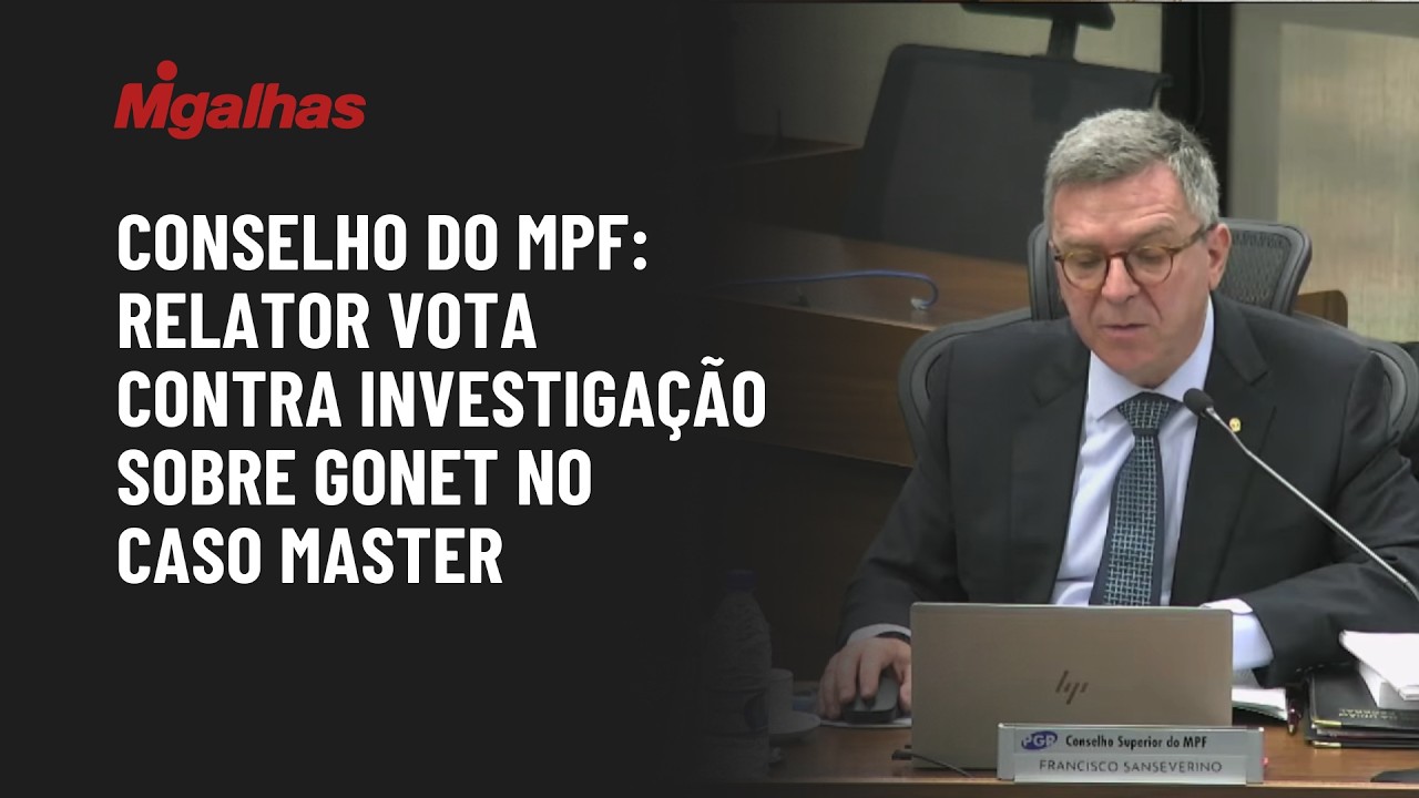 Conselho do MPF: Relator vota contra investigação sobre Gonet no caso Master