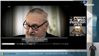 Às vésperas da aposentadoria, ministro Fischer é homenageado no STJ