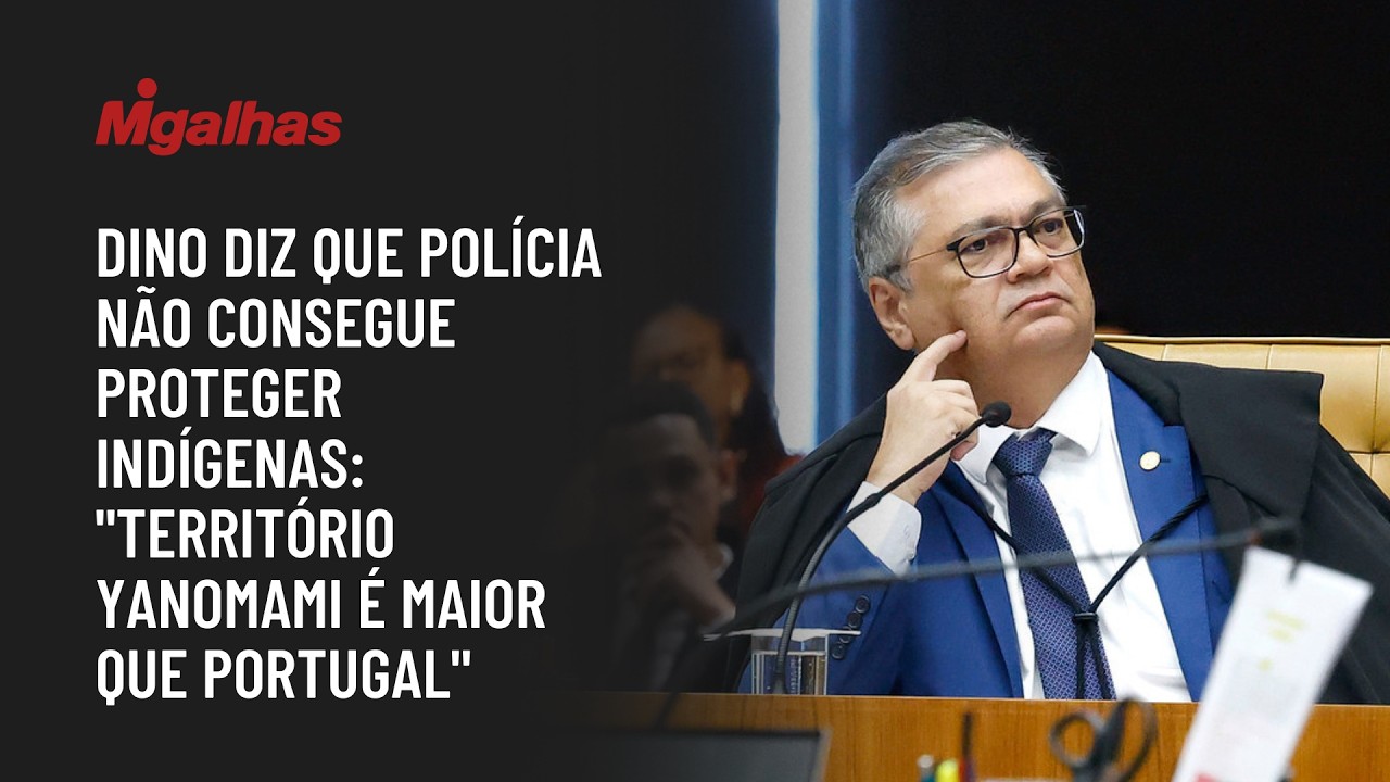 Dino diz que polícia não consegue proteger indígenas: "território Yanomami é maior que Portugal"
