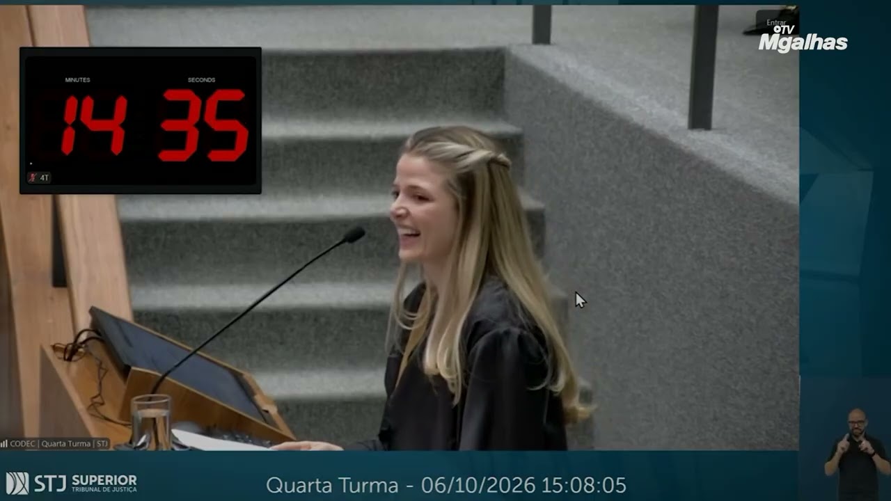 Advogada estreia na 4ª turma do STJ e brinca com Noronha: "é a mais bela"