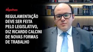 Regulamentação deve ser feita pelo Legislativo, diz Ricardo Calcini de novas formas de trabalho