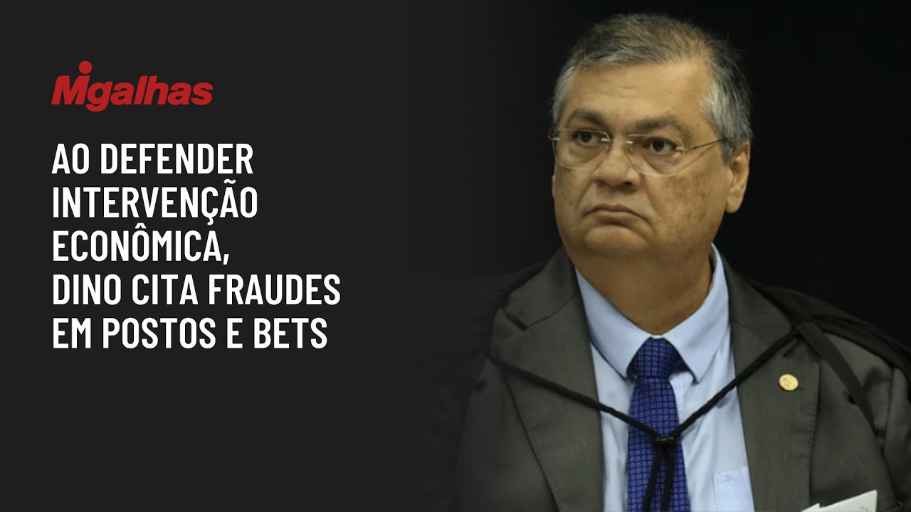 Ao defender intervenção econômica, Dino cita fraudes em postos e bets