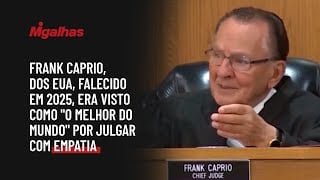 Frank Caprio, dos EUA, falecido em 2025, era visto como "o melhor do mundo" por julgar com empatia Frank Caprio, dos EUA, falecido em 2025, era visto como "o melhor do mundo" por julgar com empatia
