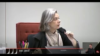 "Não se interrompe ministro durante voto", diz Cármen Lúcia a advogado "Não se interrompe ministro durante voto", diz Cármen Lúcia a advogado