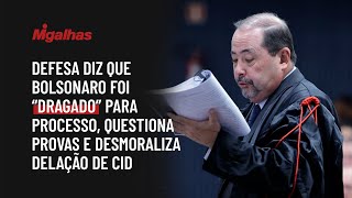 Defesa diz que Bolsonaro foi "dragado" para processo, questiona provas e desmoraliza delação de Cid Defesa diz que Bolsonaro foi "dragado" para processo, questiona provas e desmoraliza delação de Cid