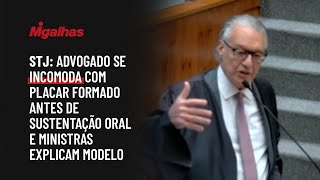 STJ: Advogado se incomoda com placar formado antes de sustentação oral e ministras explicam modelo