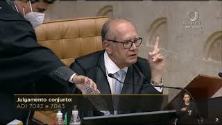 "Não sei que erva estão fumando", diz ministro Gilmar Mendes ao criticar Justiça do Paraná