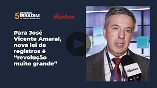 Para José Vicente Amaral, nova lei de registros é "revolução muito grande"