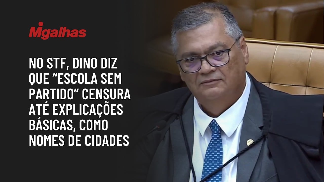 No STF, Dino diz que "Escola sem Partido" censura até explicações básicas, como nomes de cidades