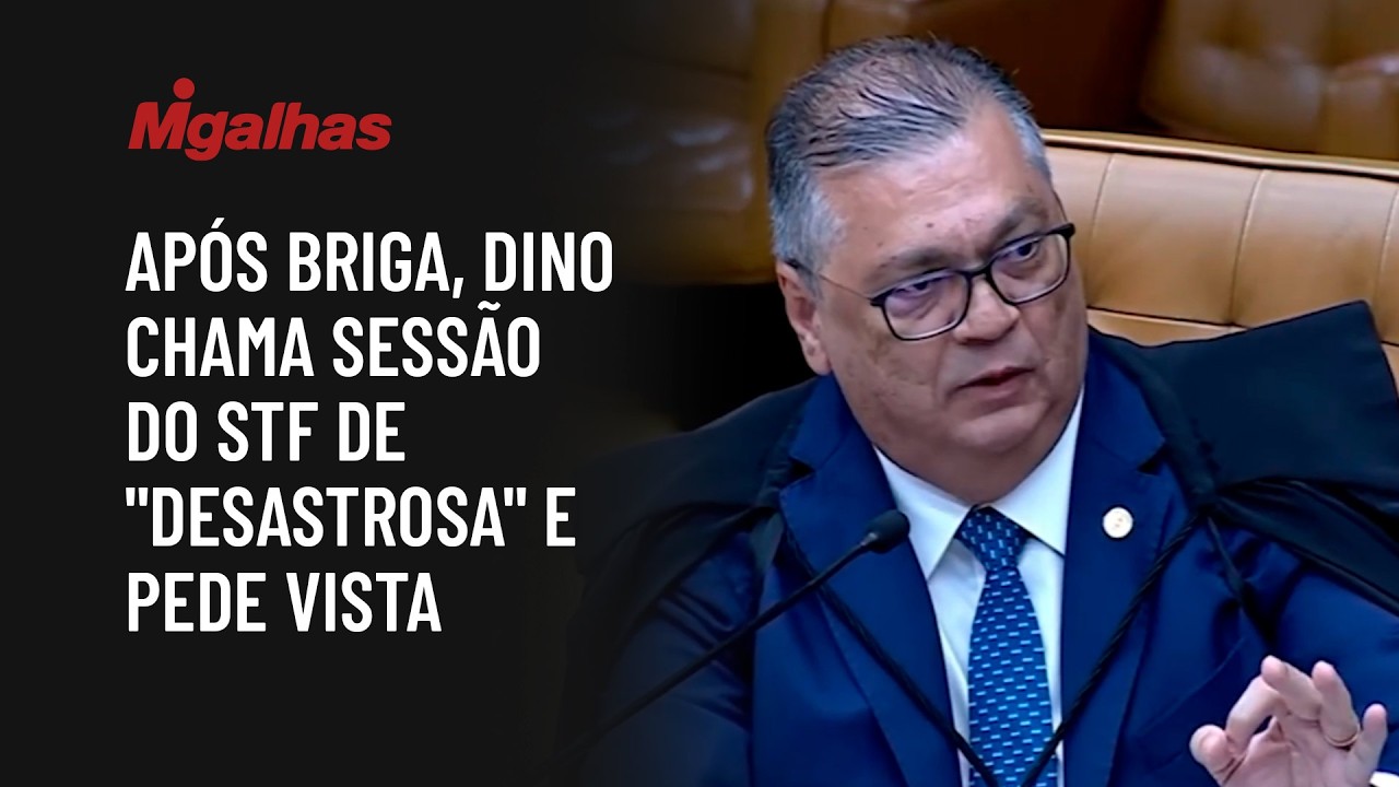 Após briga, Dino chama sessão do STF de "desastrosa" e pede vista
