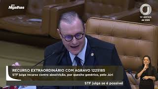 Ministro Cristiano Zanin entende que clemência é possível no Júri e obsta novo julgamento