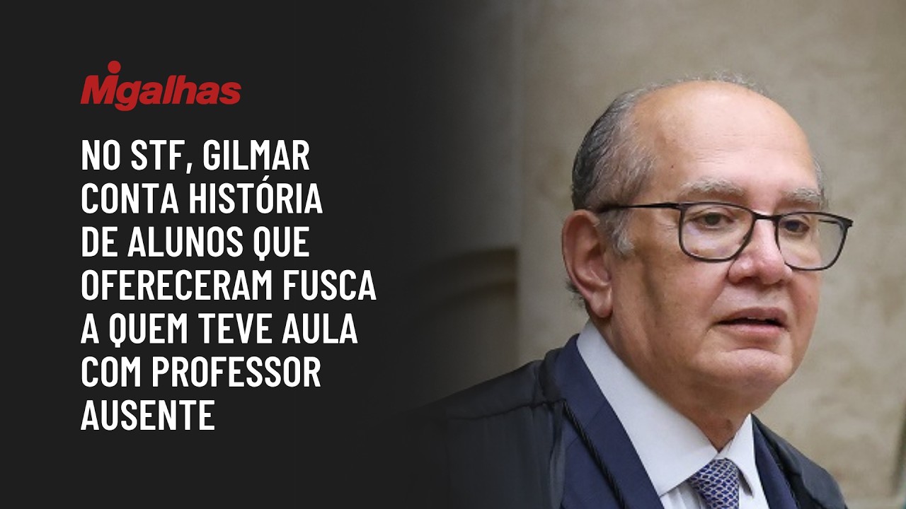 No STF, Gilmar conta história de alunos que ofereceram fusca a quem teve aula com professor ausente