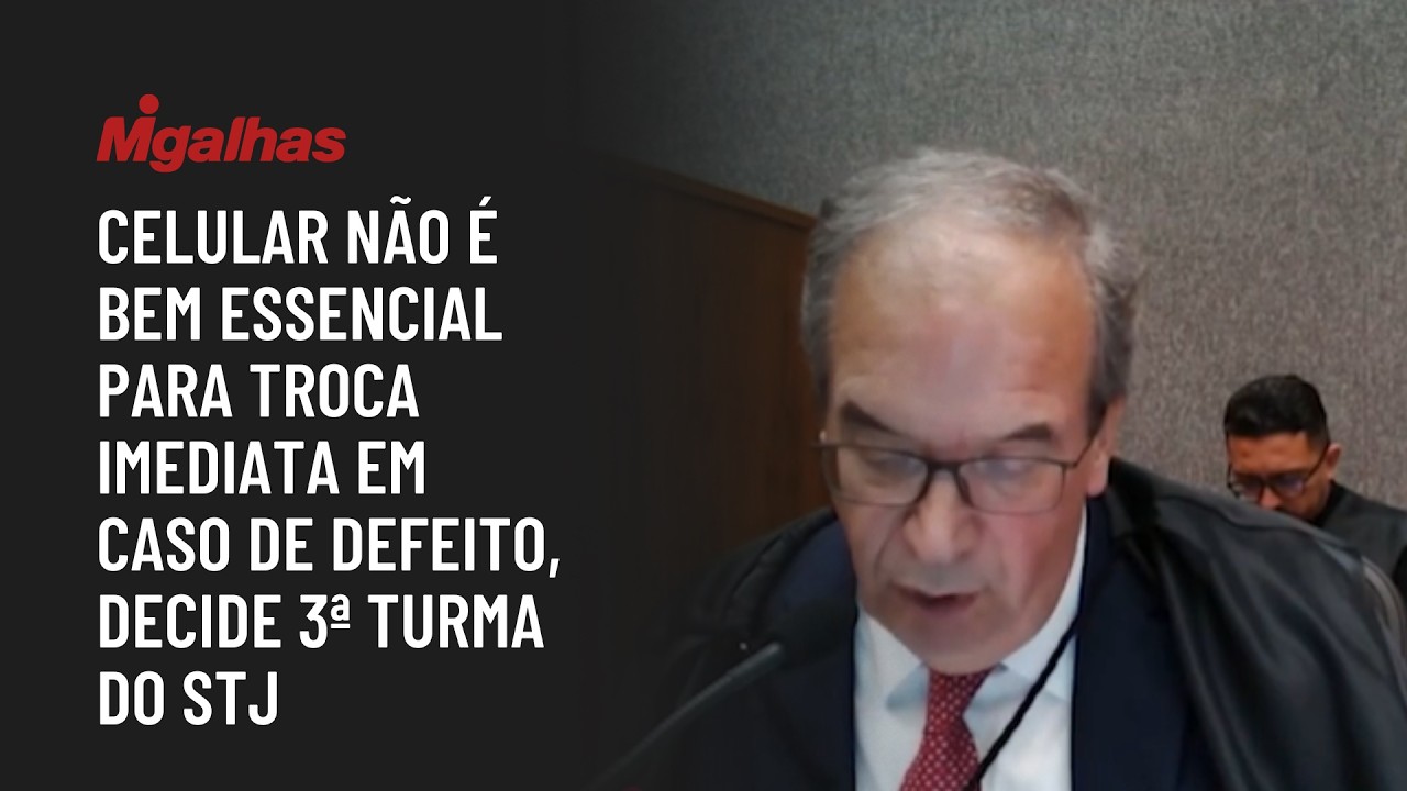 Celular não é bem essencial para troca imediata em caso de defeito, decide 3ª turma do STJ