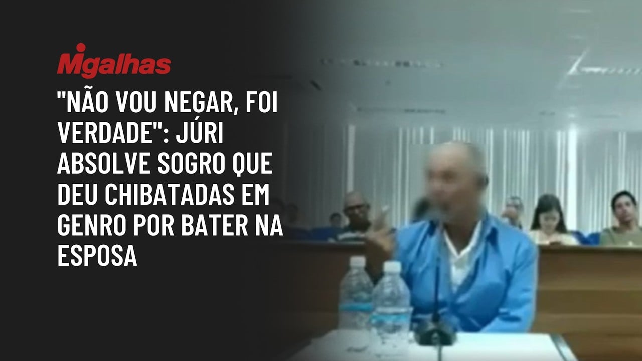 "Não vou negar, foi verdade": Júri absolve sogro que deu chibatadas em genro por bater na esposa