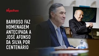 Barroso faz homenagem antecipada a José Afonso da Silva por centenário