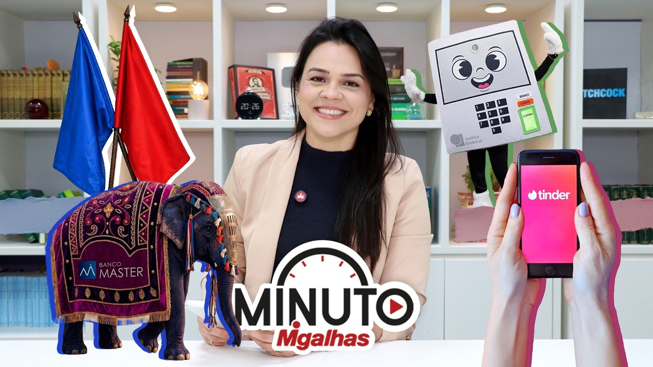 Pilili, tinder, elefante azul e ministros coloridos no Minuto Migalhas
