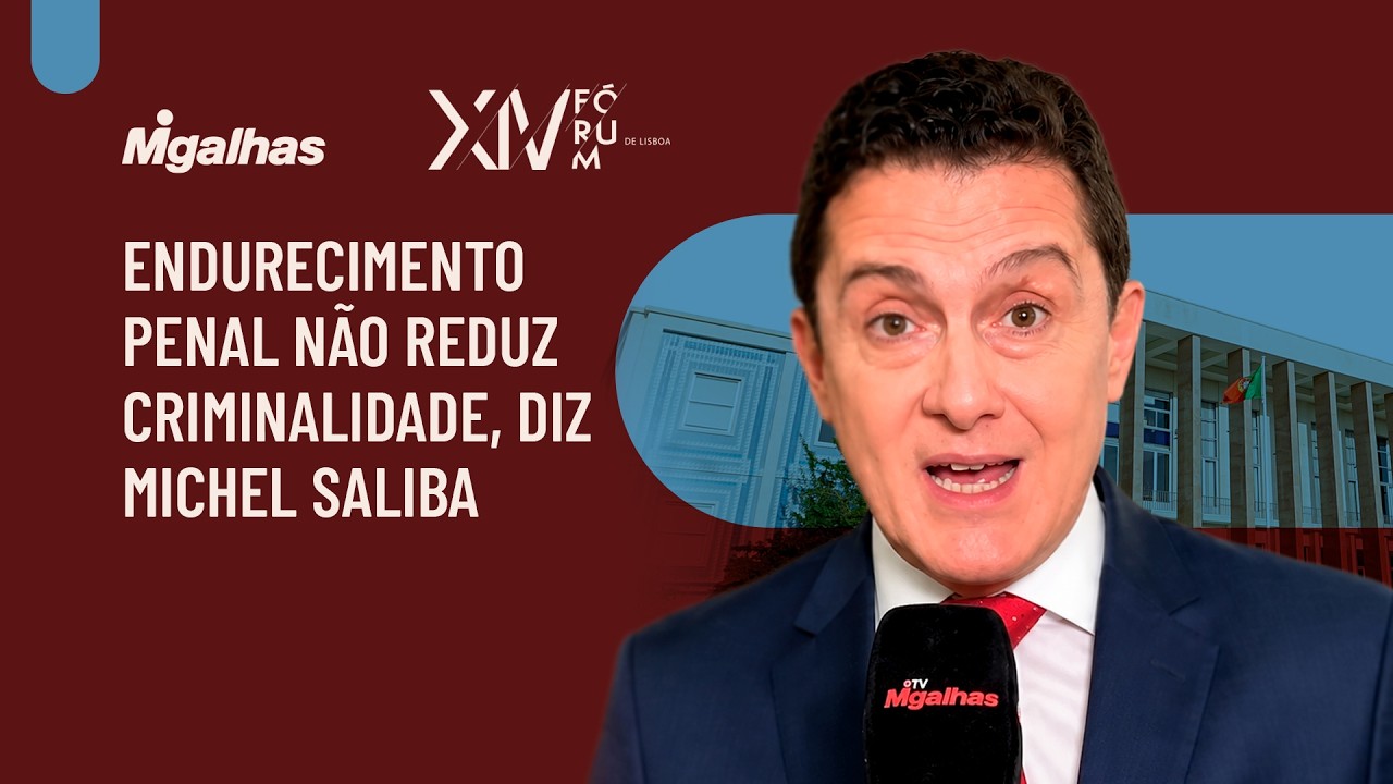Endurecimento penal não reduz criminalidade, diz Michel Saliba